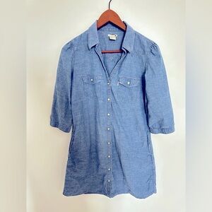 ‼️Levi's M Denim Mini Dress w Pockets Medium Snap Buttons Levis